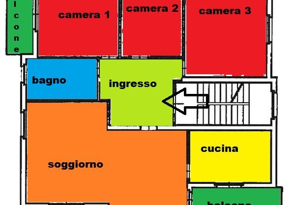 Sorbolo quadrilocale in bifamiliare con giardino